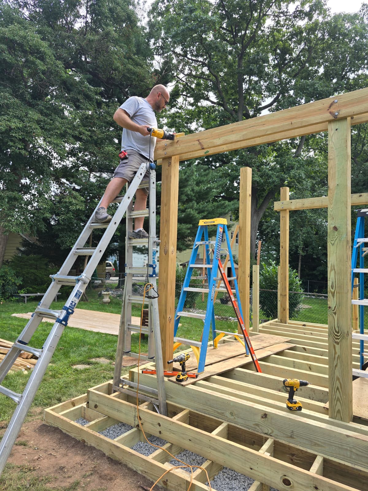 Deck Framing Rebuild project photo 1
